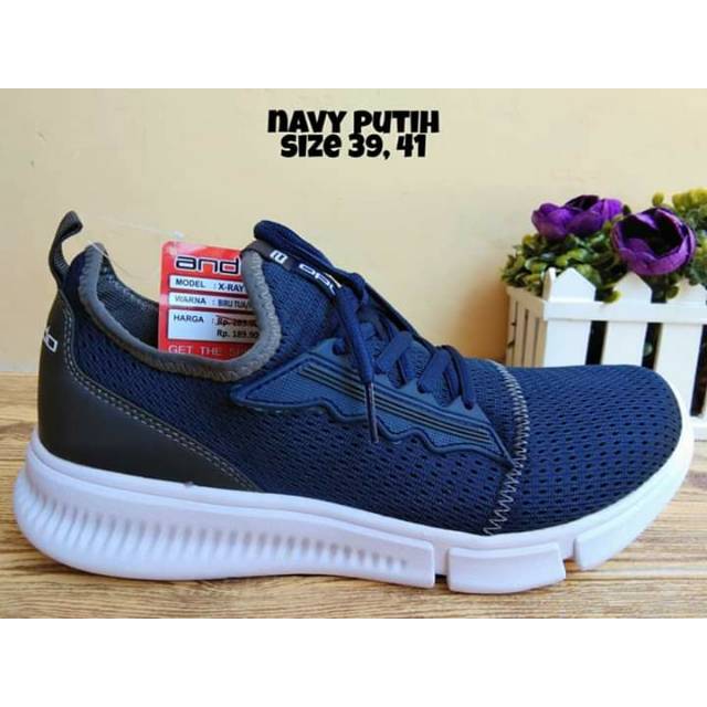 SNEAKERS PRIA KEREN ANDO ORIGINAL / SEPATU OLAHRAGA COWOK MURAH / SEPATU PRIA MURAH