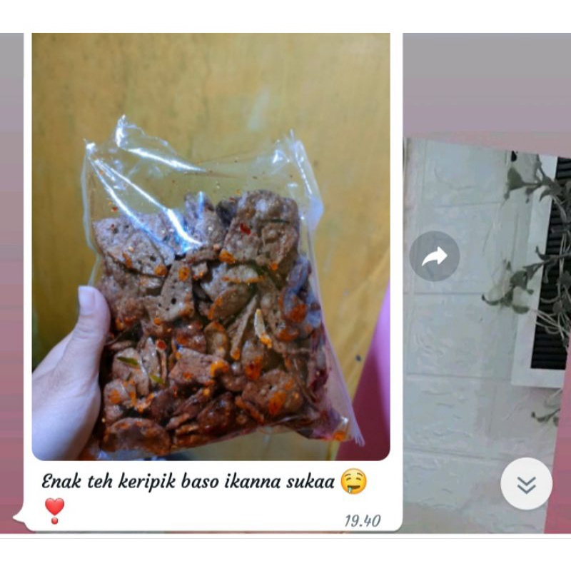

kripik baso ikan chili oil