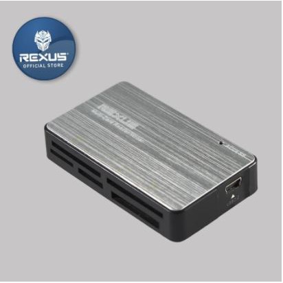 Card reader writer rexus Sd-Cf-Tf-Ms-Xd-Micro ms 6 slot usb 2.0 rxc-208 - Pembaca kartu memory