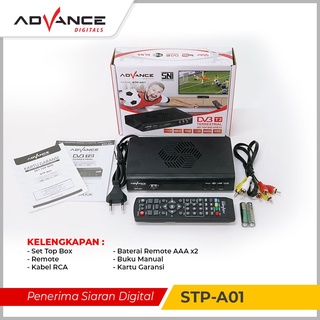 {READY STOK} Penerima siaran digital TV STP-A01/ STP-A02 Set Top Box STB ADVANCE