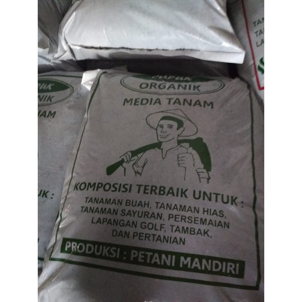 PUPUK ORGANIK MEDIA TANAM 1KG PENYUBUR TANAMAN BUAH, SAYURAN, TANAMAN HIAS