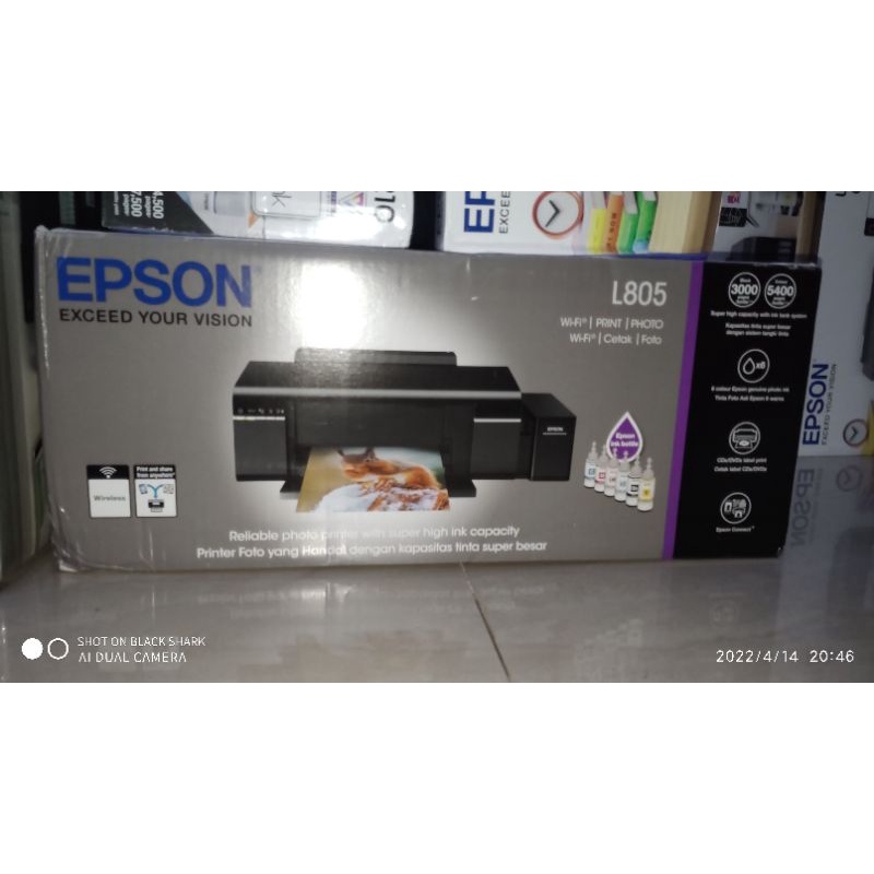 Jual Printer Epson L805 6 Warna Foto Dan Wifi Indonesiashopee Indonesia 1386