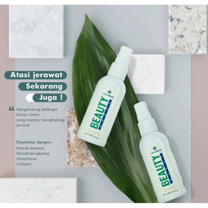NBS 1 paket isi 7/ 1 paket natura free member / natura beauty spray / naturaworld
