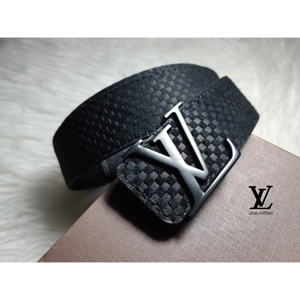 Sabuk gesper ikat pinggang branded cowok LV Louis Vuitton pria murah