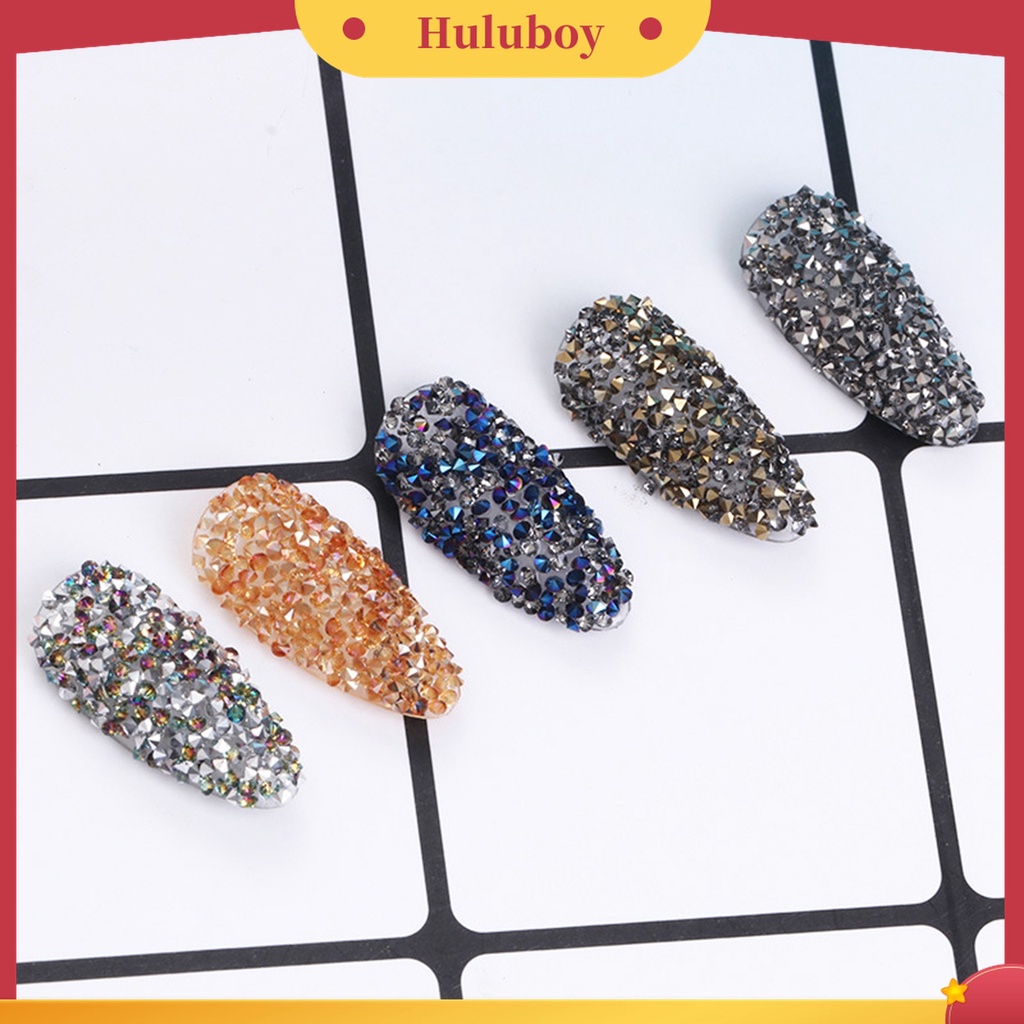 Huluboy Huluboy♡ 1440pcs Glitter Kuku Berkilau Ramah Lingkungan Untuk Membuat Perhiasan