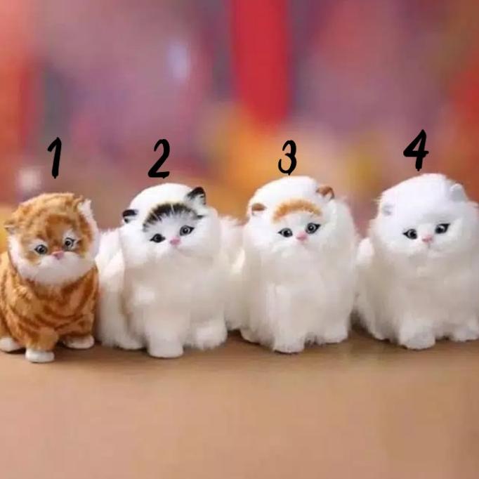 Boneka Kucing 3D Bisa Bersuara Mirip Asli