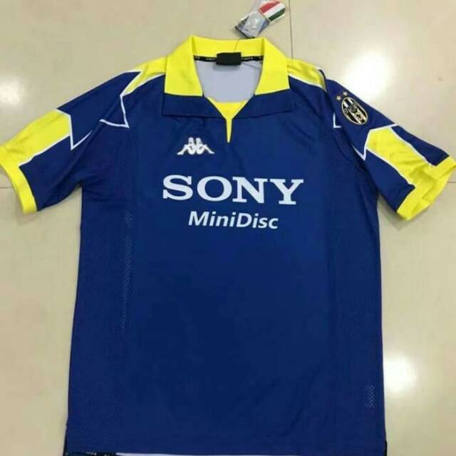 Jual Jersey Kaos Baju Bola Juve Juventus Home Away 3rd Biru Retro Klasik Classic Jadul Kappa