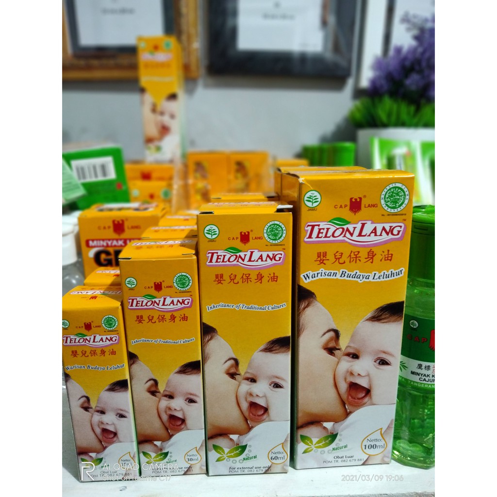 telon lang / minyak telon lang /telon lang 15ml, 30ml, 60ml, 100ml