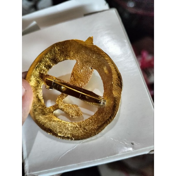 ( PREMIUM )PIN/BROS TUNAS PRAMUKA KUNINGAN TEBAL