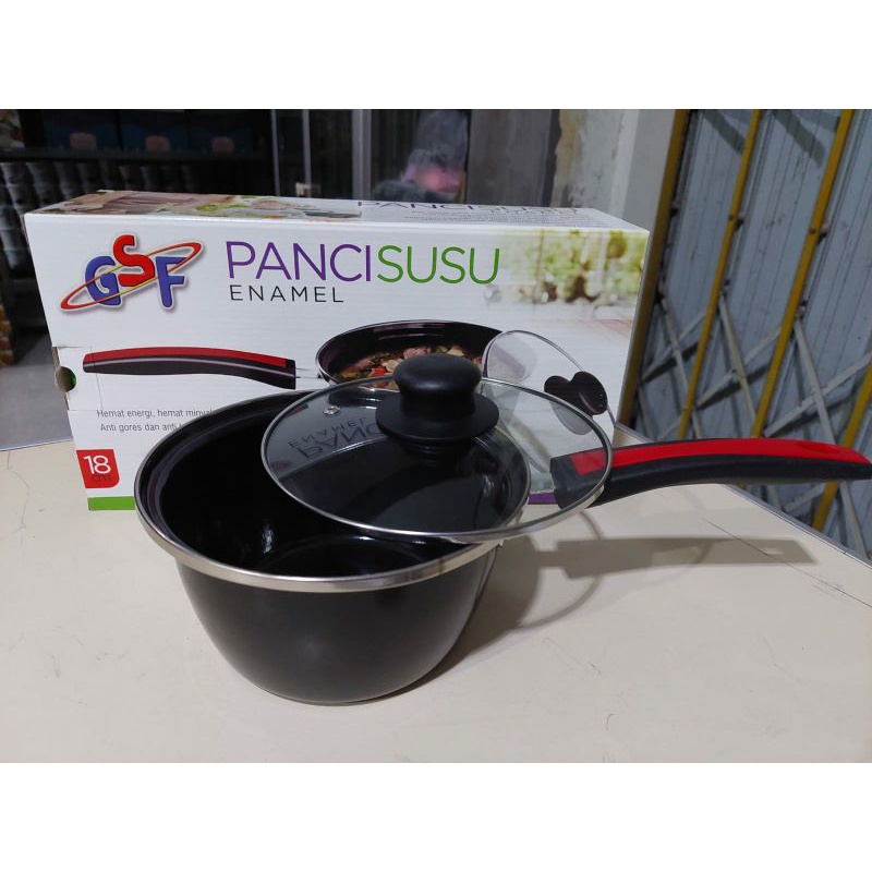 Panci Susu Enamel Anti lengket
