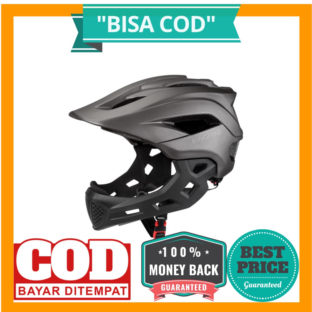 BISA COD KINGBIKE Helm Modular Sepeda Anak Full Face Bike Riding Helmet Protective Gear - TSTK05 -