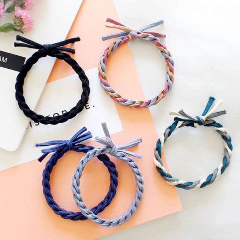 Ikat Rambut Korea Elastis / Kunciran Karet - Aksesoris Fashion - Aksesoris Rambut