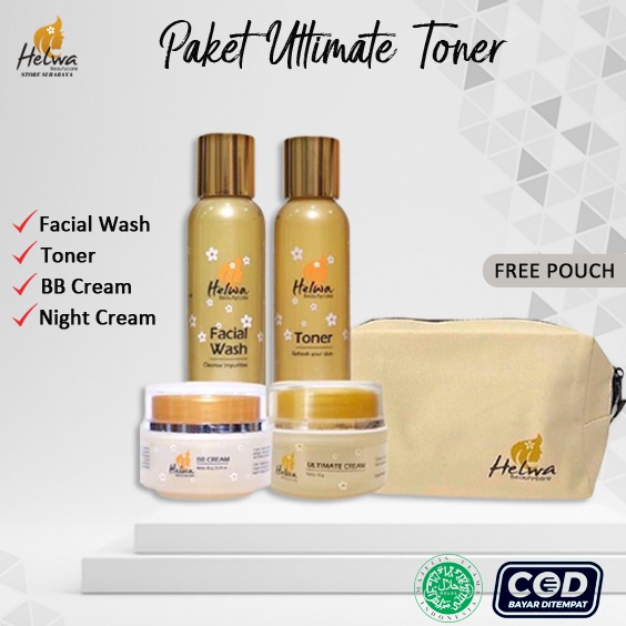PAKET ULTIMATE TONER (WAJIB KONSUL) HELWA BEAUTYCARE