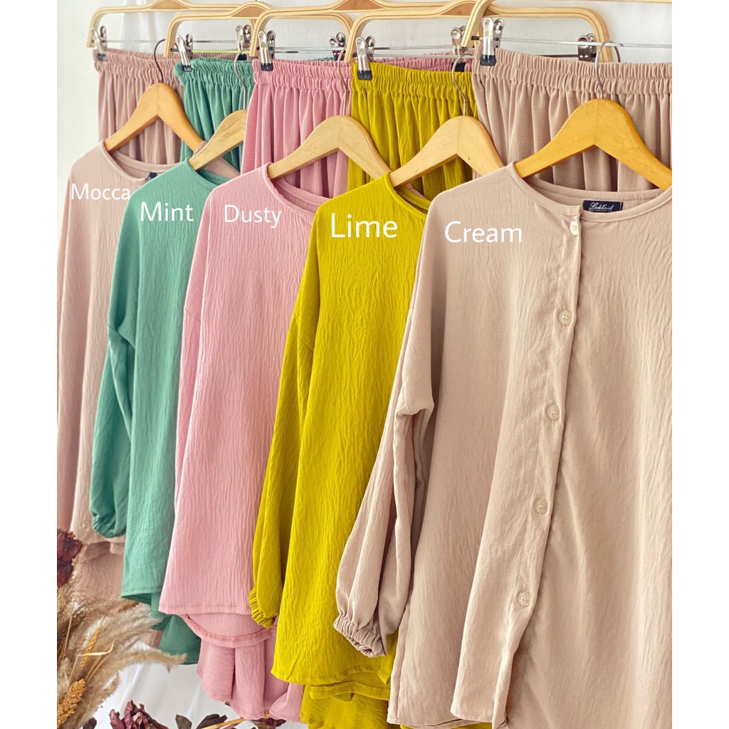ZOYYA ONESET - KOREAN STYLE - PAKAIAN WANITA - ROK + ATASAN - SETELAN WANITA