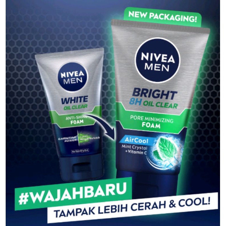 Nivea Men Facial Foam | Sabun muka Pria 50ml