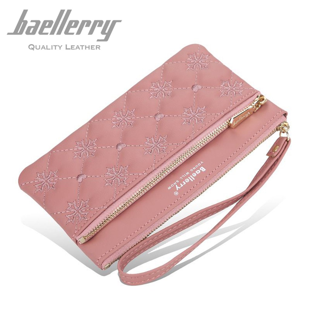 BAELLERRY N1828 Clutch Wanita Bahan Kulit PU Leather Premium WATCHKITE WKOS