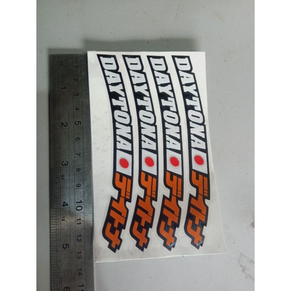 stiker velg daytona japan