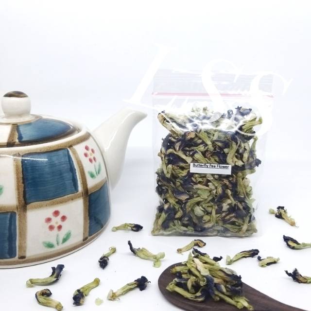 

Dried Butterfly Pea Flower / Bunga Telang Kering / Blue Pea Vine / Kembang Teleng 5 gr
