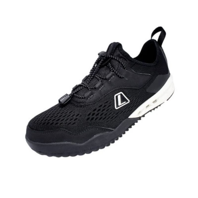 Sepatu League Pria Hitam Aquanos M Outdoor Shoes Cowo Hiking Original