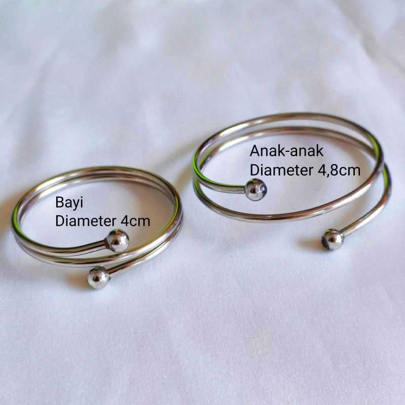 Gelang Sawan Bayi Titanium Gelang Sawan Dewasa