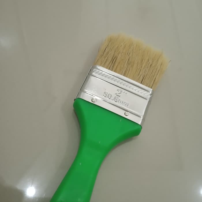 Kuas Cat Besi Kayu Tembok Serba Guna 2&quot; 2 Inch Gagang Plastik dramashop
