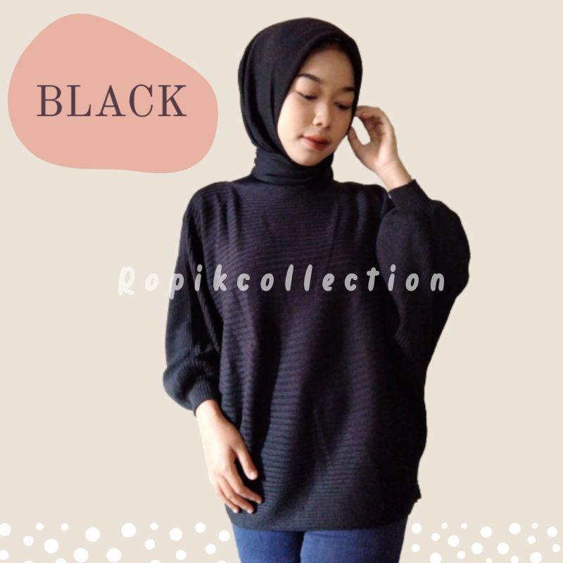 Lasperal Batwing Sweater Blouse