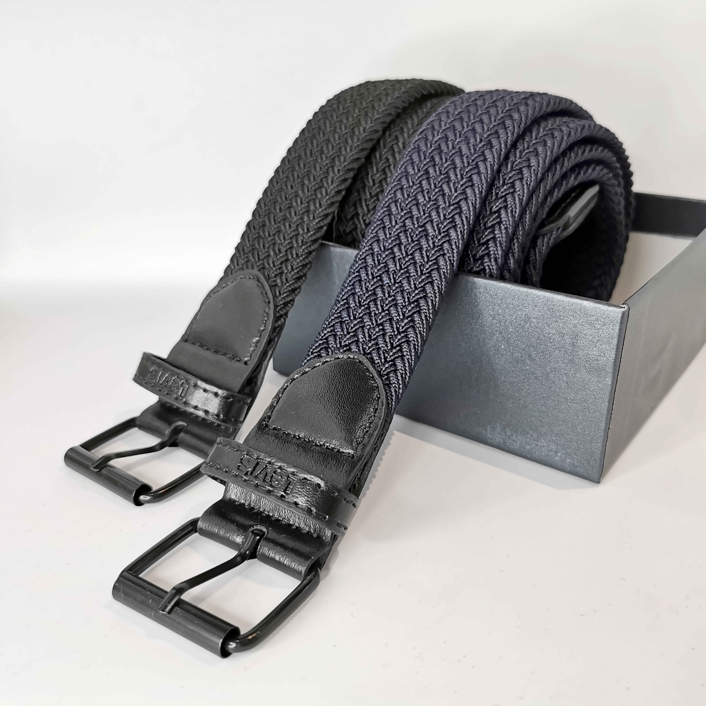 Sabuk Gesper ikat pinggang Anyam karet elastis belt levis BGS-096