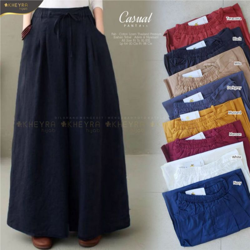 CASUAL PANTS ORIGINAL KHEYRA FASHION MURAH SOLO