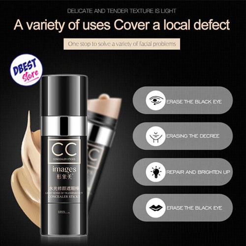 PROMO!! [ COD ] Images CC Concealer Stick Full Cover Makeup /Alas Bedak Tahan Air Keringat dan Tahan Lama