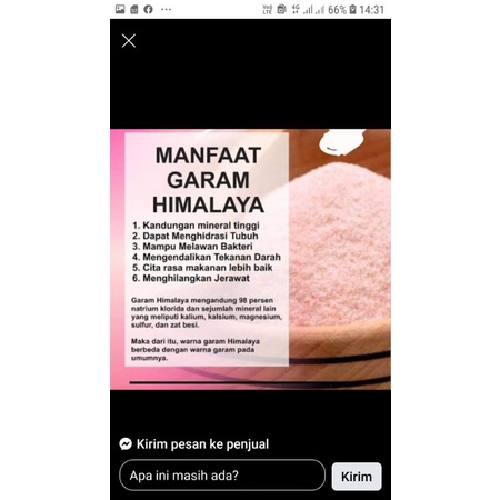 

Garam Himalaya//Pink Salt 500gr