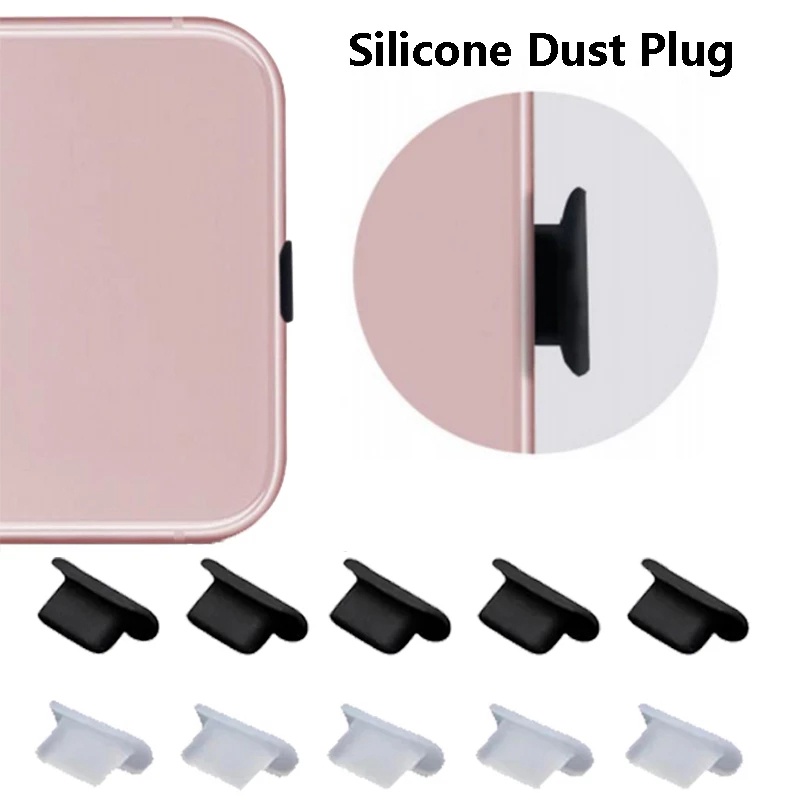 1pc Plug Silikon Anti Air / Debu Tahan Lama For Cover iPhone