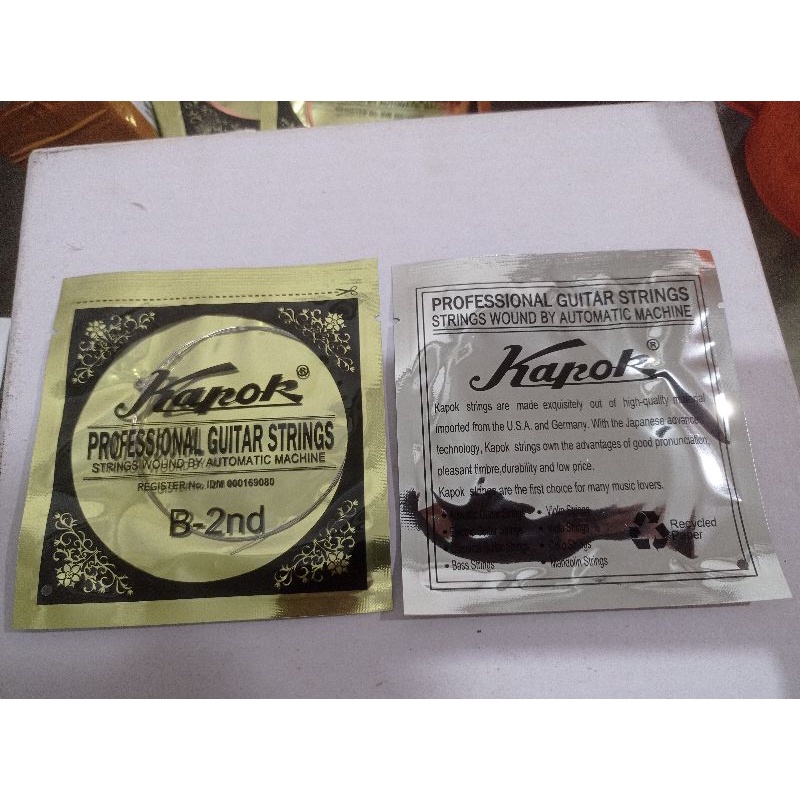 senar gitar kapok ori no 2.
