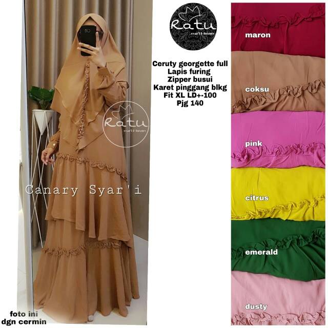 CANARY GAMIS SYARI MURAH SOLO