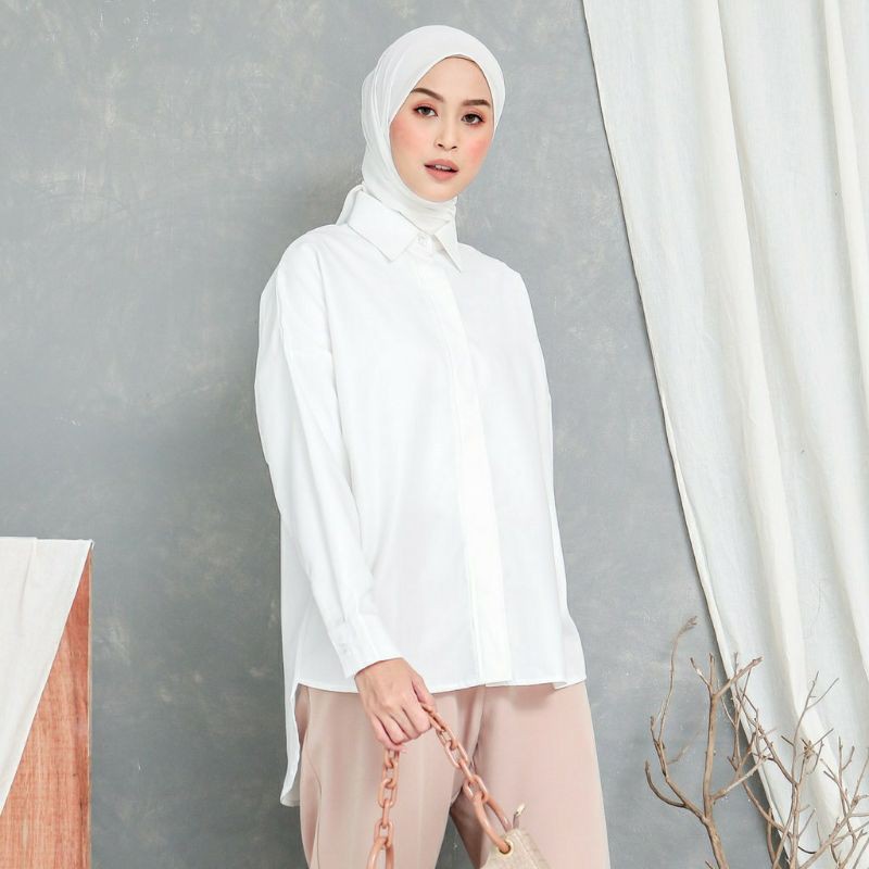 EVONNE LETTY SHIRT WHITE M/L