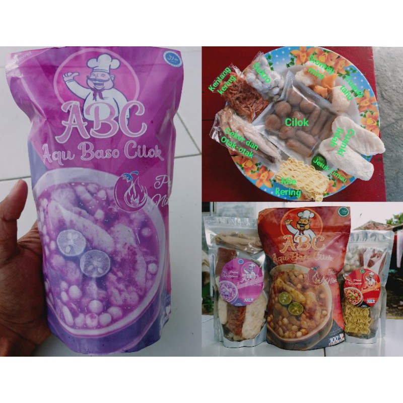 

BOCI supeeerr koomplit Grosir 4 bks AQU BASO CILOK Uk.Sedang