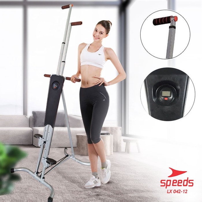 Vertical Climber Alat Fitness Alat Naik Tangga Gunung Rumah indoor Speeds