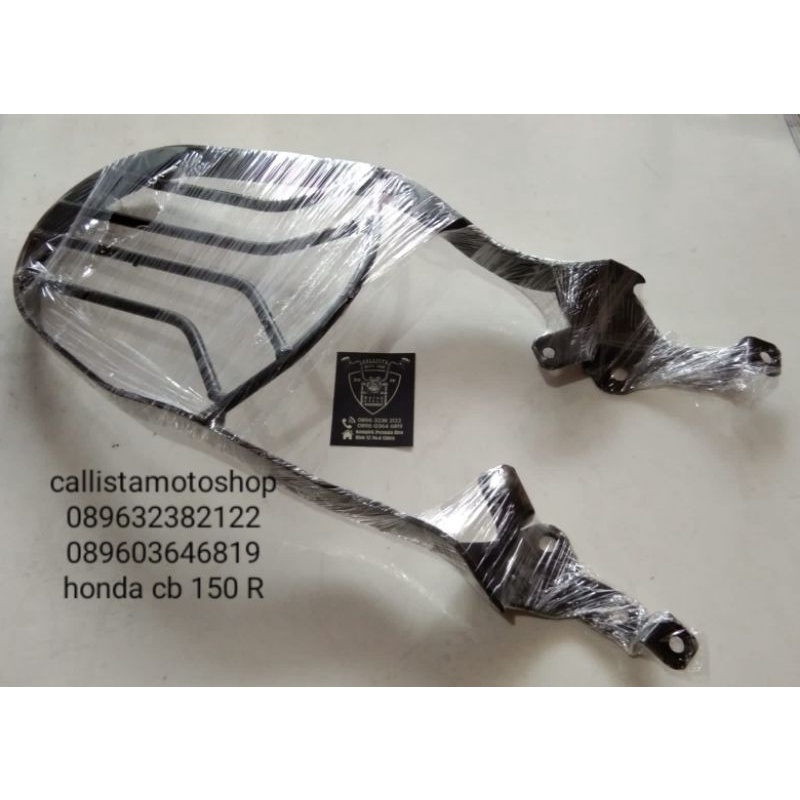 brecket behel rak barang belakang motor Honda CB150R STREETFIRE brecket top box motor Honda CB150R S