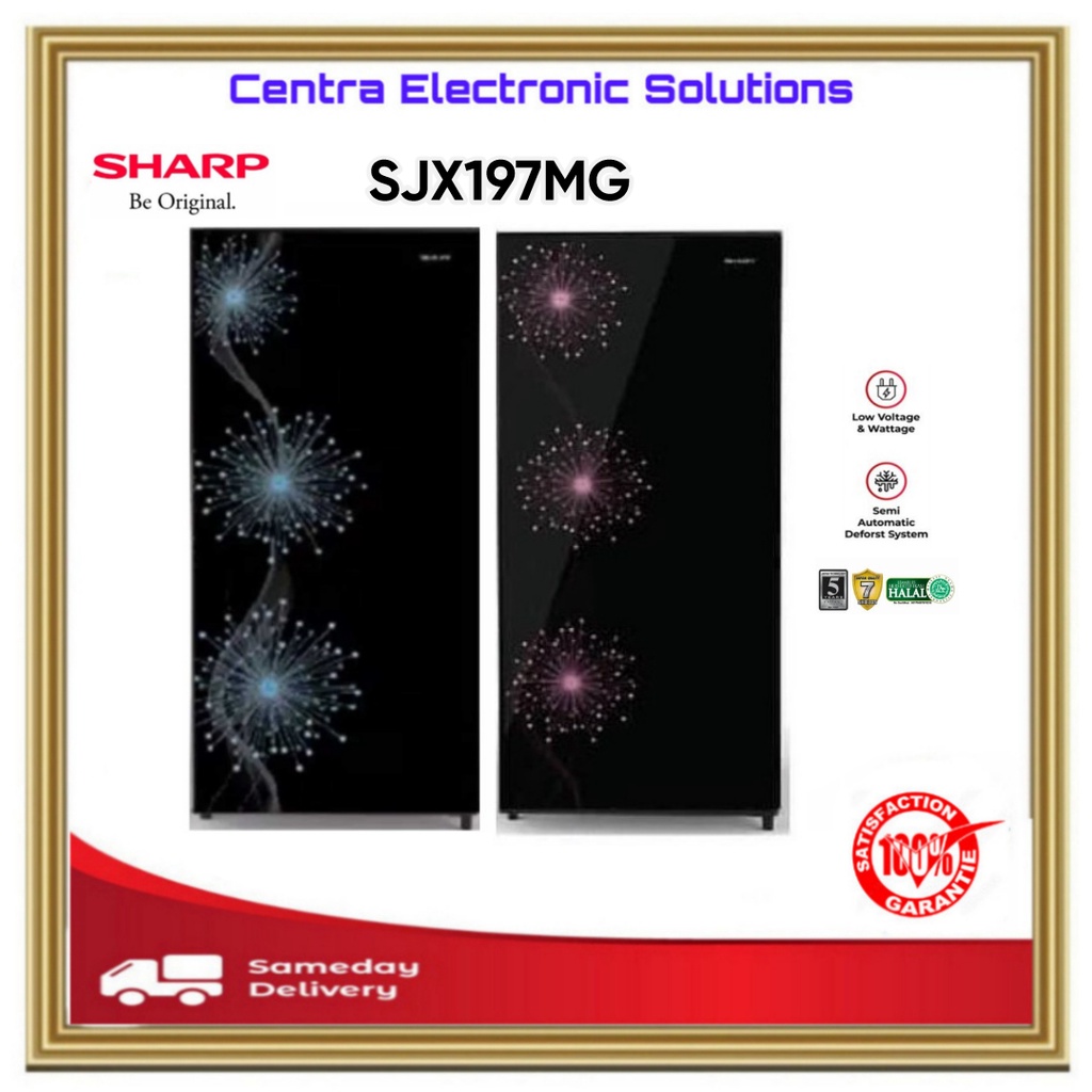 Kulkas Sharp 1 Pintu SJX197MG / Sharp 1Pintu SJ-X197MGDB Sharp SJX197MGDP