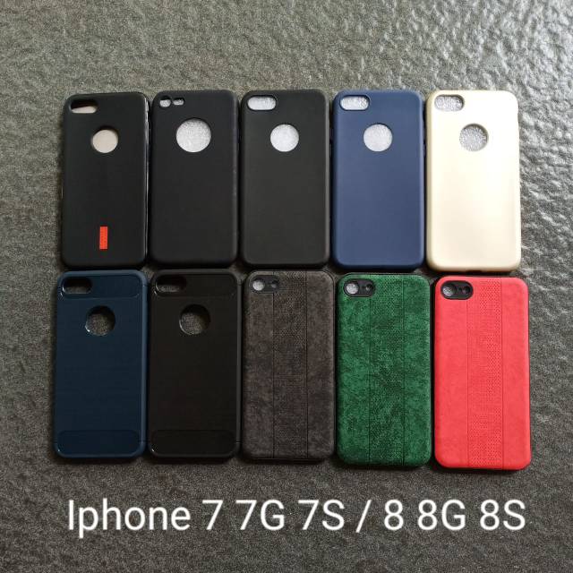 Case iphon 7 7G 7S 8 8G 8S . 7+ 7 plus 8+ 8 plus . X / XS . XR . XS max soft softcase sofshell silikon cover casing kesing housing