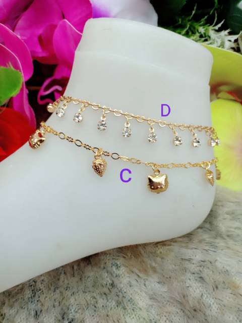 Xuping Gelang kaki cantik C-D