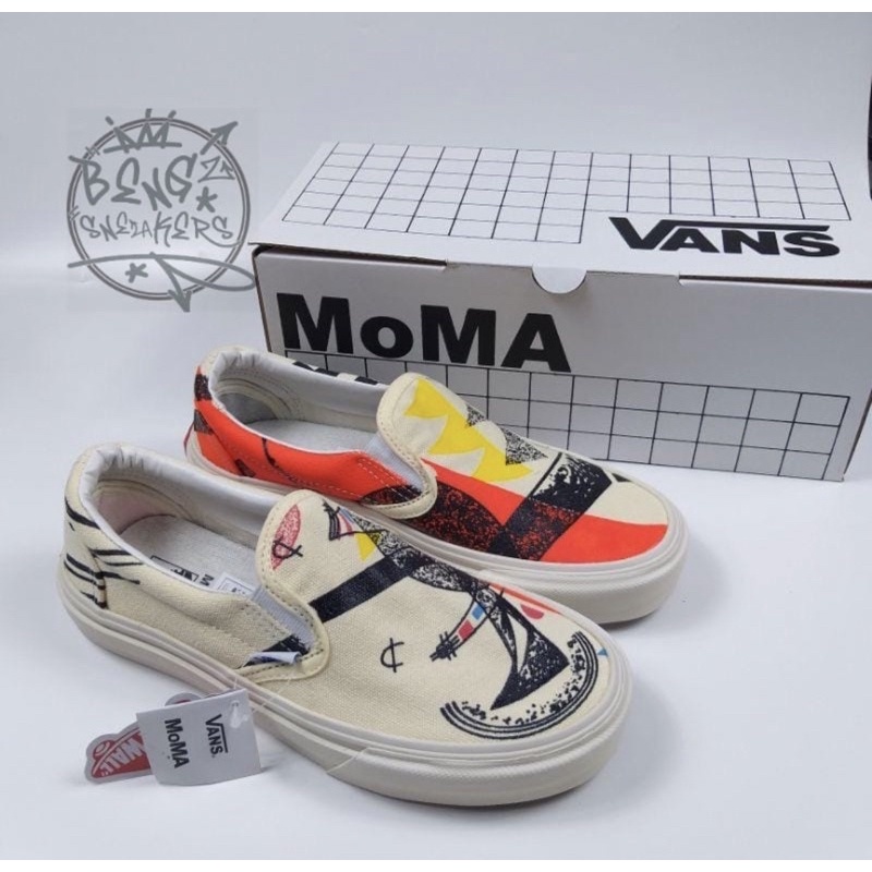 Sepatu Vans slip on MoMA import china BNIB unisex