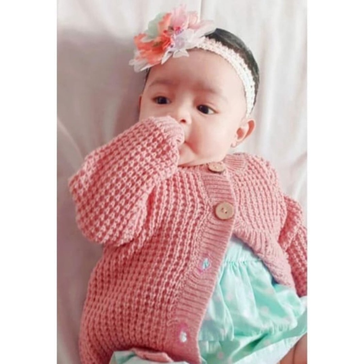 cardigan rajut anak premium 0 - 06 month/ 08 - 2 years | newborn