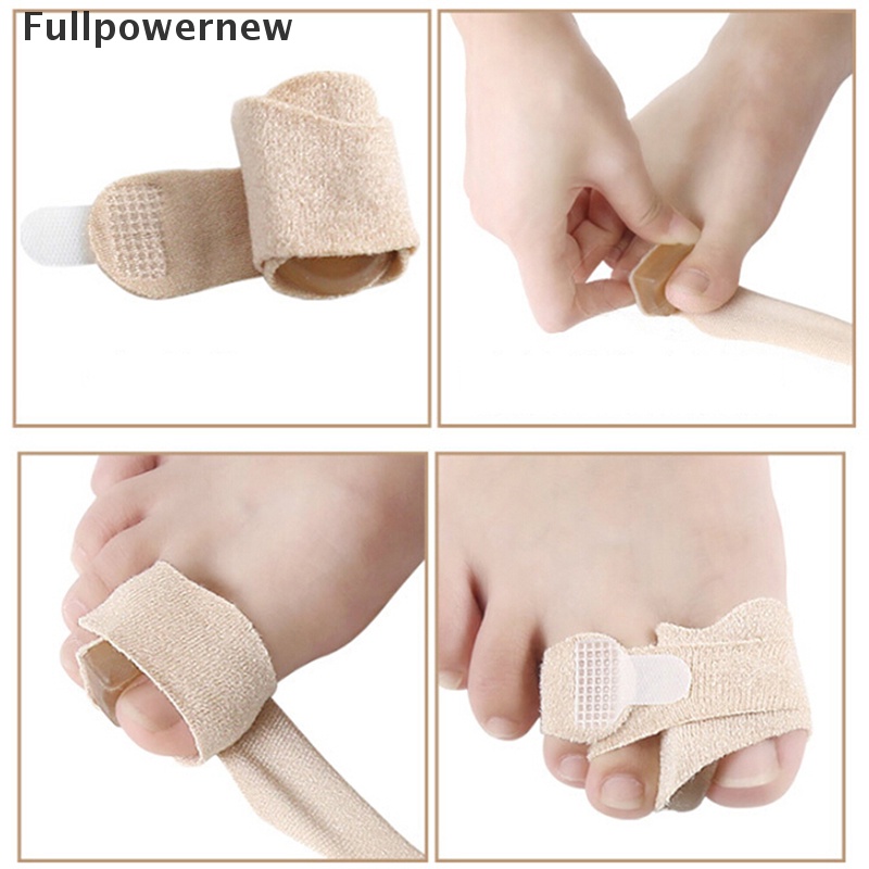 [FULL] Toe Finger Straightener Hammer Toe Corrector Bandage Toe Separator Splint Wrap