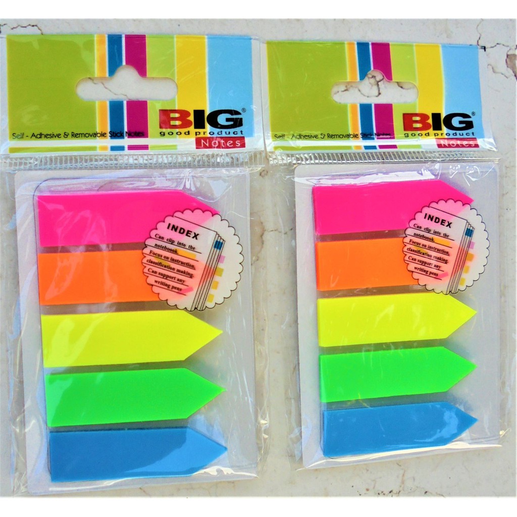 

Kertas Post It Paket Big 5W Panah