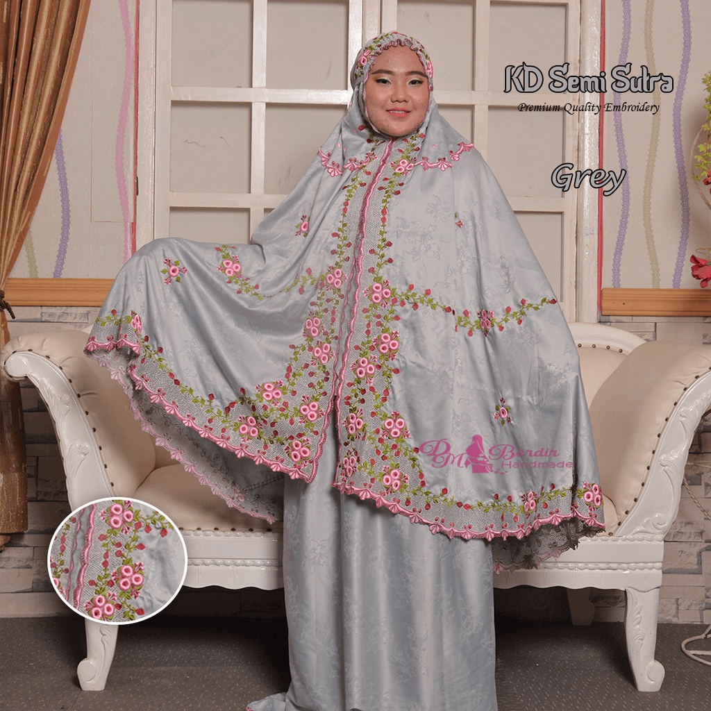 Mukena Bordir KD Semi Sutera