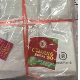 ✺ Kantong Kresek Gading 40x65x02 / Kresek Gading 40cm / Plastik Gading 40x65 / Kresek Gading Besar ➩
