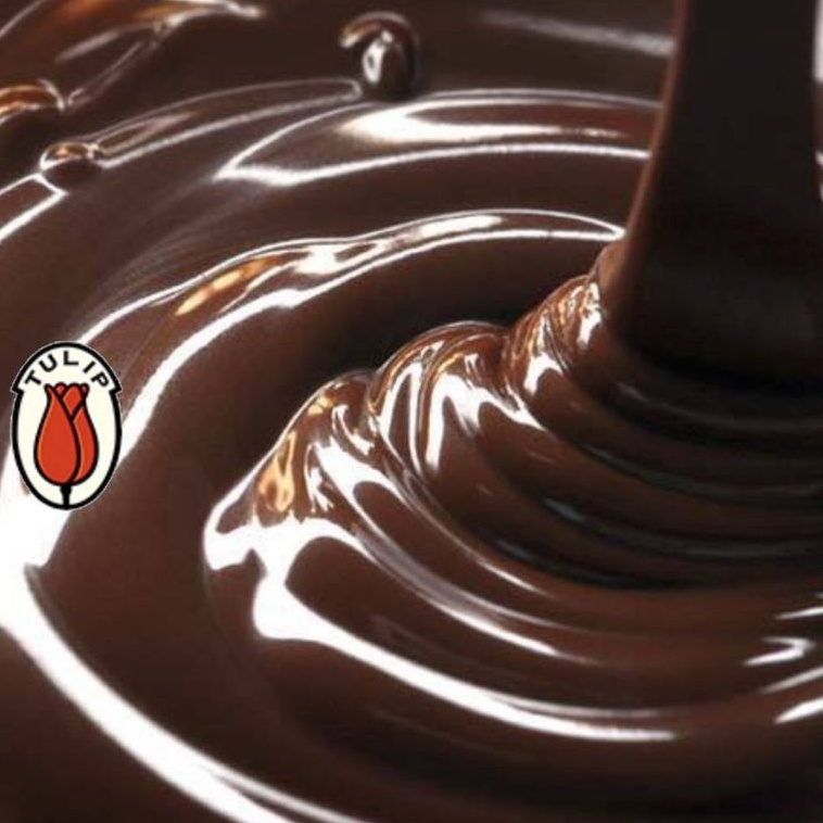 

TULIP FILLING DARK CHOCOLATE 500 GRAM COKLAT SELAI ISIAN ROTI PASTRY REPACK