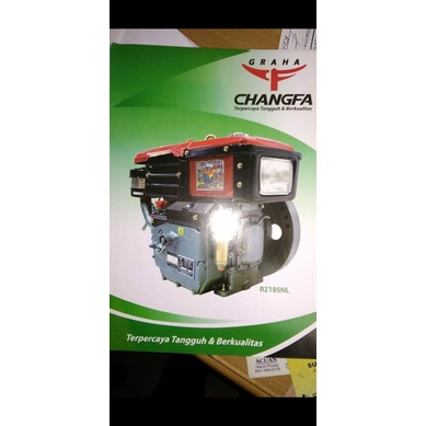 MESIN DIESEL PENGGERAK SERBAGUNA 10PK RADIATOR CHANGFA RZ 185NL