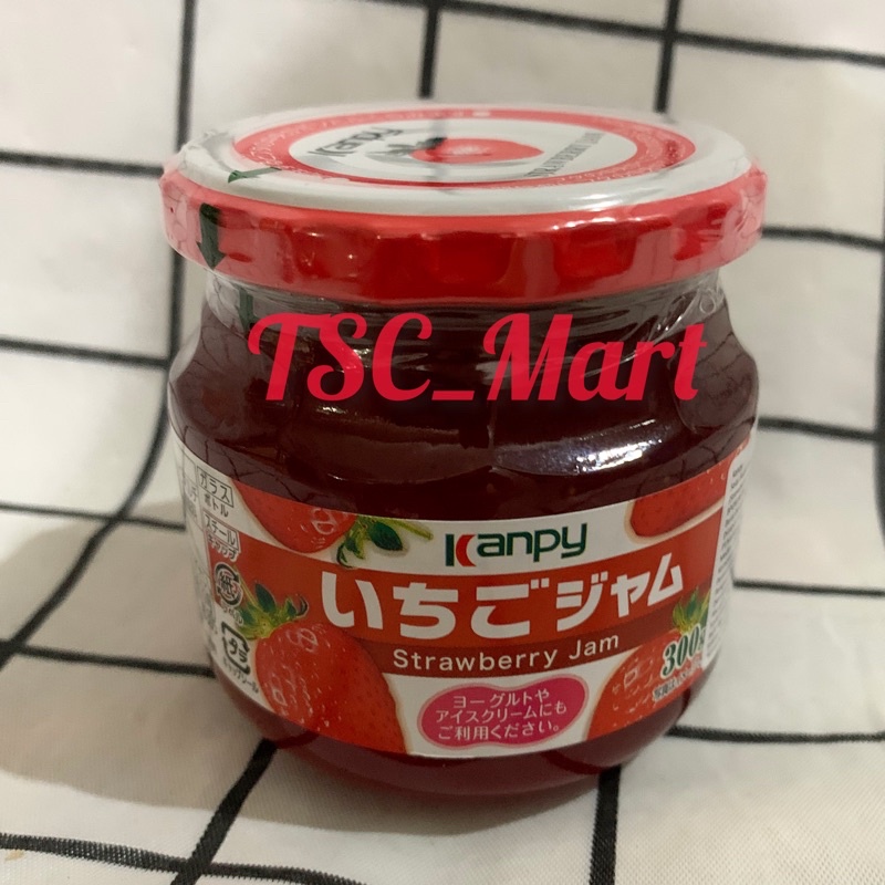 

Jam Kanpy Strawberry Jam / Selai 300gr import / Selai Jepang