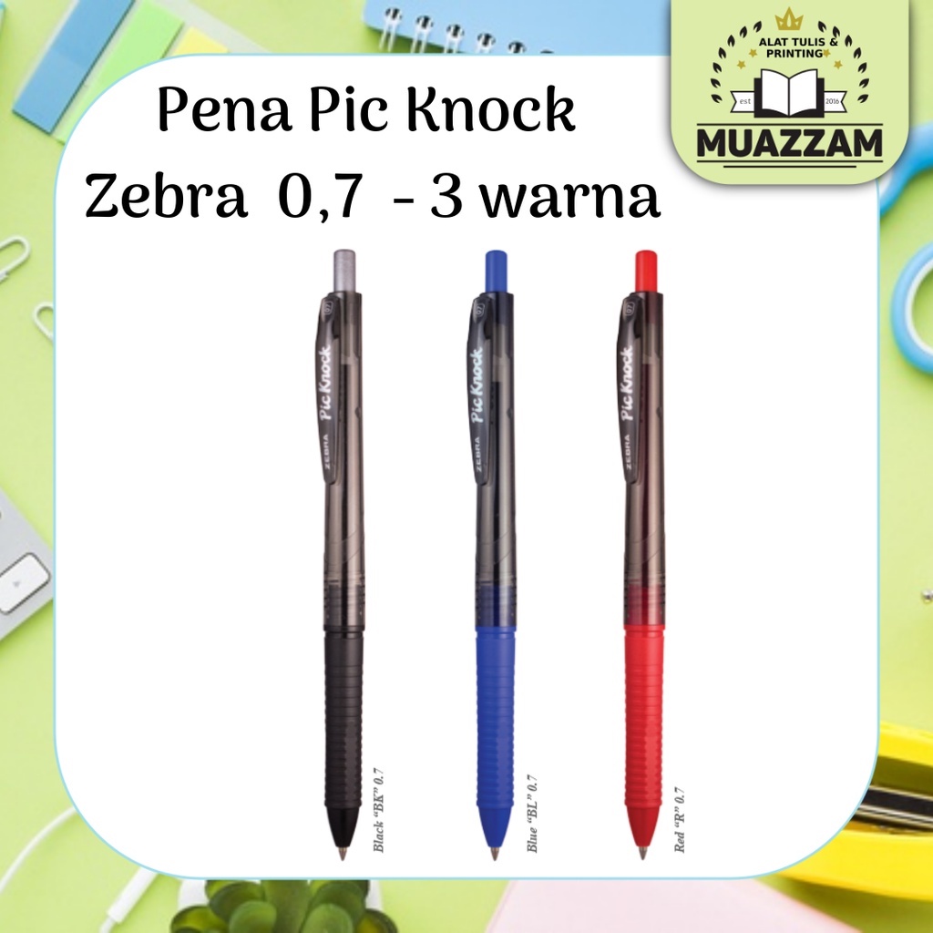 

Pena Pic Knock Zebra 0,7 - 3 Pilihan warna